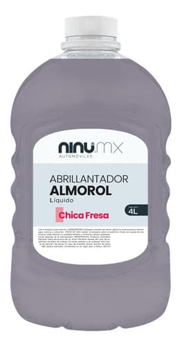 Abrillantador almorol líquido para interiores de auto 4l chicle chica fresa