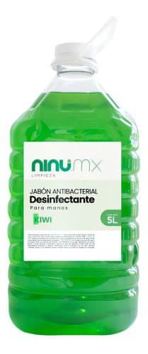 Jabon liquido para manos antibacterial desinfectante 5l kiwi