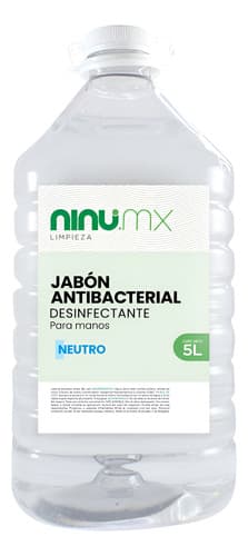 Jabon liquido para manos antibacterial desinfectante 5l neutro