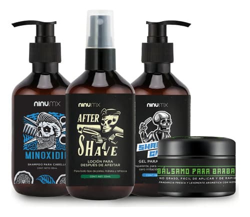 Kit afeitar bergamota hombre barba