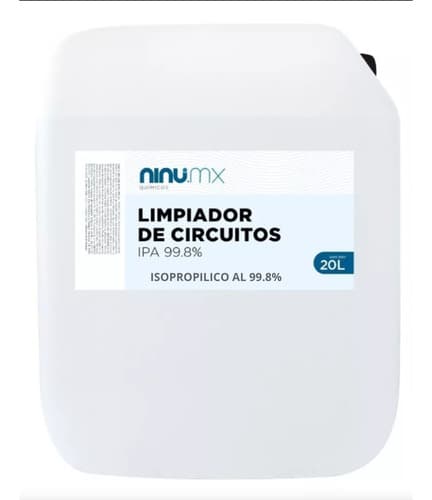 Limpiador de circuitos electronicos ipa 99.8 20 litros