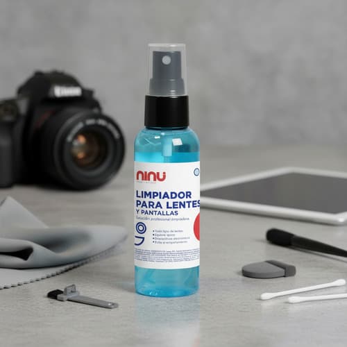 Liquido para limpiar lentes 125 ml con atomizador