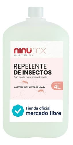 Repelente mosquitos e insectos a base de citronela 4 l
