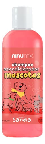 Shampoo y ancondicionador para perro 1 litro mascota fragancia sandía