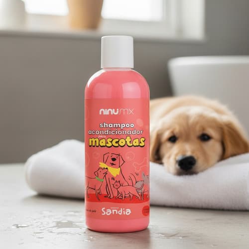 Shampoo y ancondicionador para perro 1 litro mascota sandía