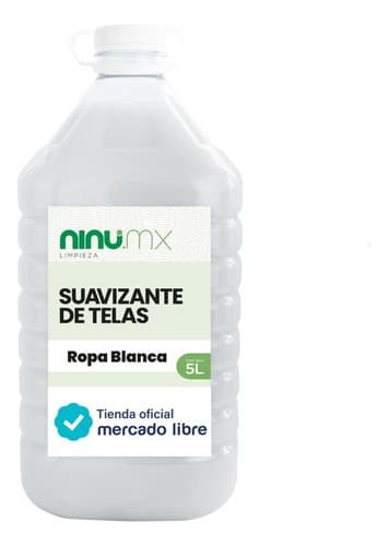 Suavizante de telas ropa blanca 5 litros