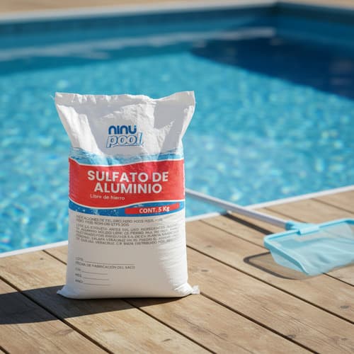 Sulfato de aluminio 5 kg clarificador floculante