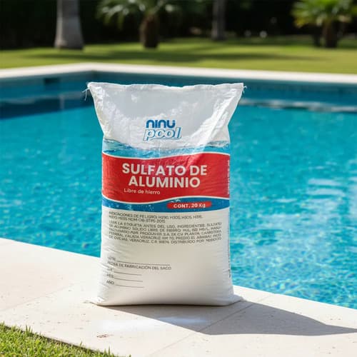 Sulfato de aluminio clarificador floculante 20 kg