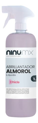 Abrillantador automotriz Almorol 1 L para plásticos, chicle, Ninu