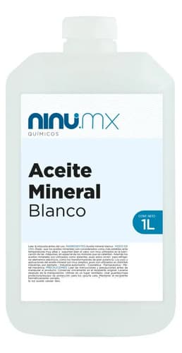 Aceite mineral 85 vaselina líquida USP 1 L, Ninu