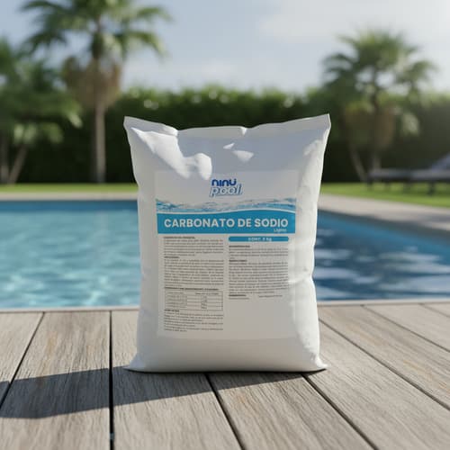 Carbonato de sodio ligero 5 kg, nivelador de pH, Ninu
