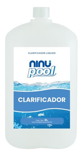 Clarificador líquido con polímero para alberca 4 L, Ninu