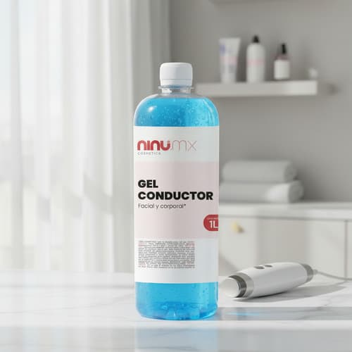 Gel conductor para ultrasonido y electroestimulador 1 L, neutro, Ninu
