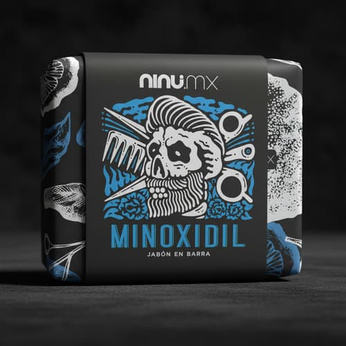 Jabón en barra con minoxidil 100 g, Ninu