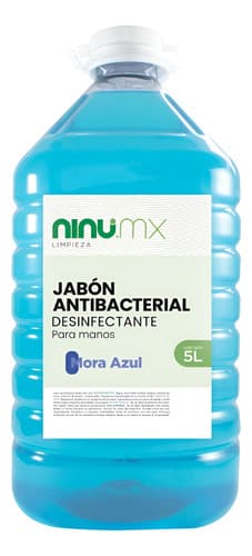 Jabón líquido antibacterial para manos 5 L, mora azul, Ninu