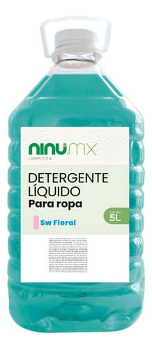 Detergente líquido para ropa 5 L, Ninu