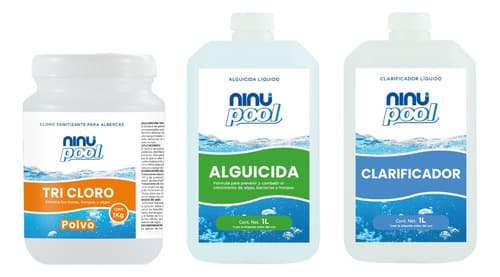 Kit de mantenimiento para alberca 3 pzas, Ninu