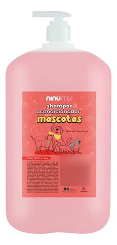 Shampoo para mascotas 4 L, sandía, Ninu