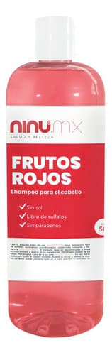 Shampoo libre de sulfatos, sal y parabenos 500 mL, Ninu