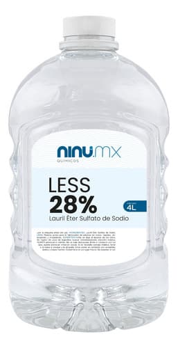 Lauril éter sulfato de sodio (LESS) al 28% 4 L, Ninu